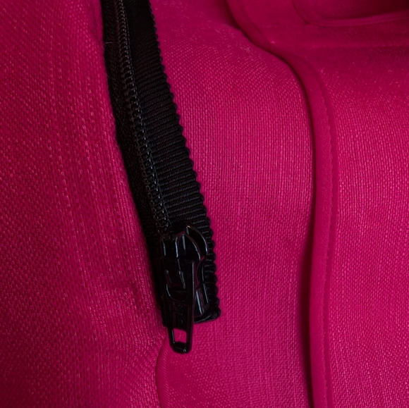 Veronica Beard Hirsh Pink Linen Dickey Jacket Blazer Size 00 - Picture 10 of 12